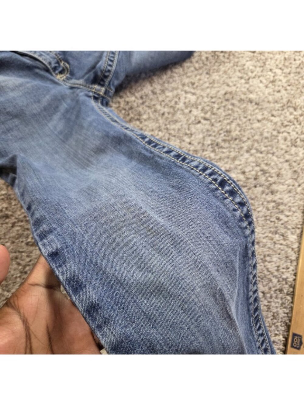 Wrangler 20X Jeans Boys 12 Bootcut Denim Dark Wash Read* - Picture 2 of 9